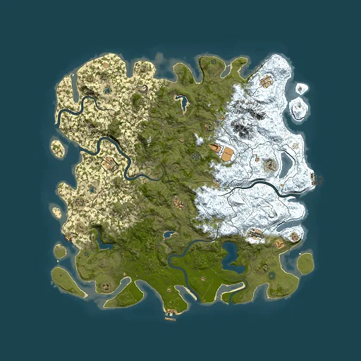 Rust map seed 523124574, 5500x5500m top-down preview
