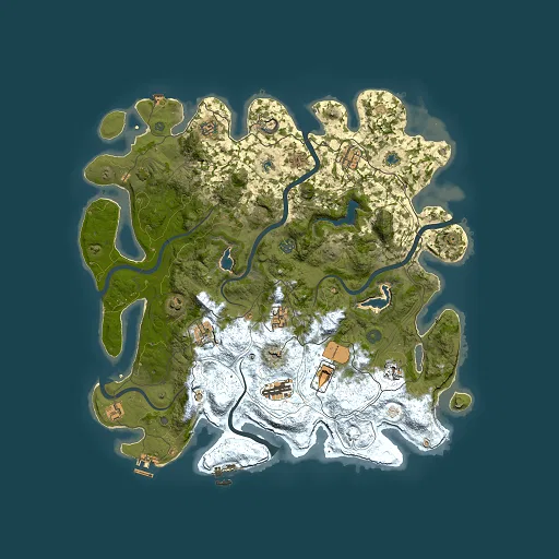 Rust map seed 608190514, 4500x4500m top-down preview