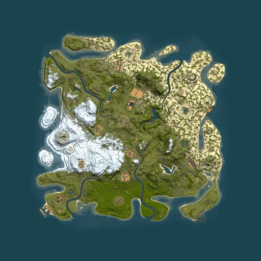 Rust map seed 15691760, 4500x4500m top-down preview