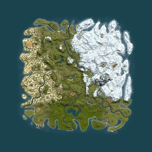 Rust map seed 60047519, 6000x6000m top-down preview
