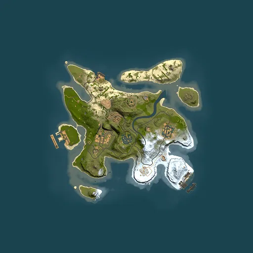 Rust map seed 51697103, 2500x2500m top-down preview