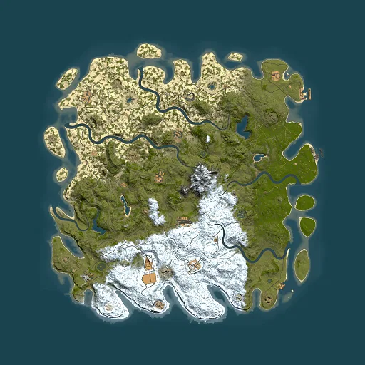 Rust map seed 865833188, 5500x5500m top-down preview