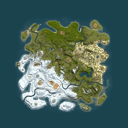 Rust map seed 1597576066, 4500x4500m top-down preview