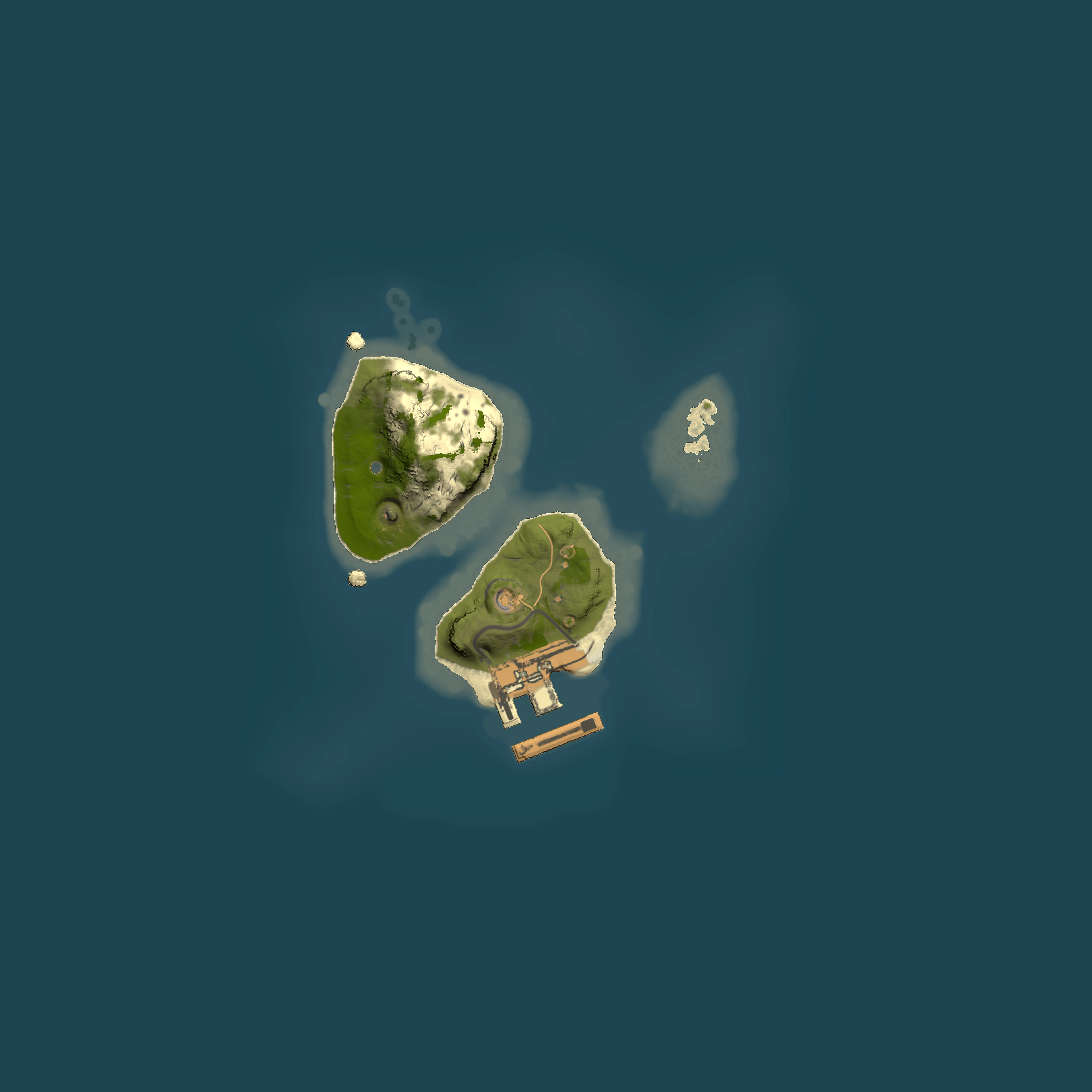 Full top-down render of Rust map seed 981643234, 1500x1500m