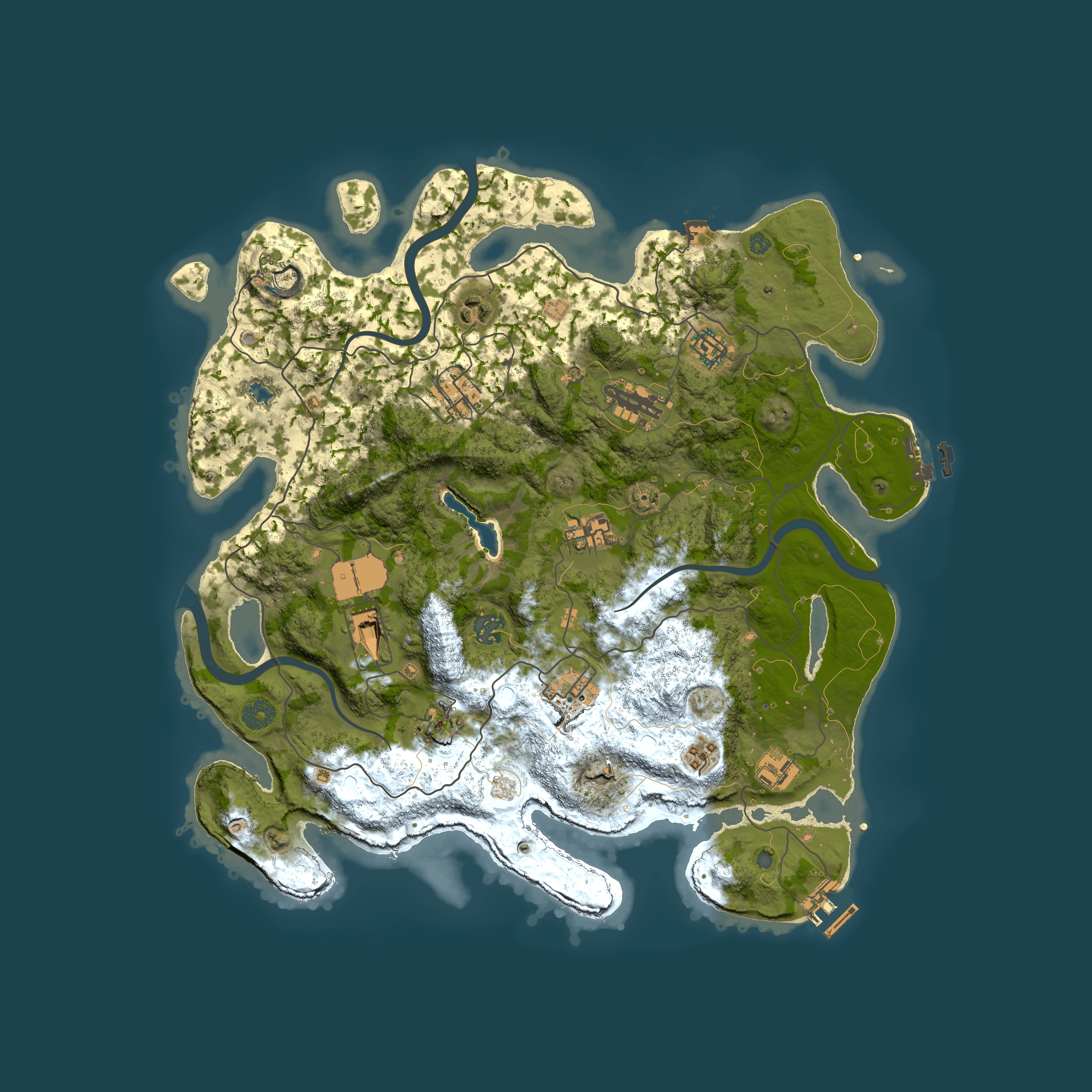 Full top-down render of Rust map seed 829510603, 4000x4000m