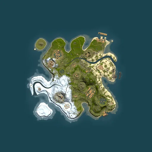 Rust map seed 1134192018, 2500x2500m top-down preview