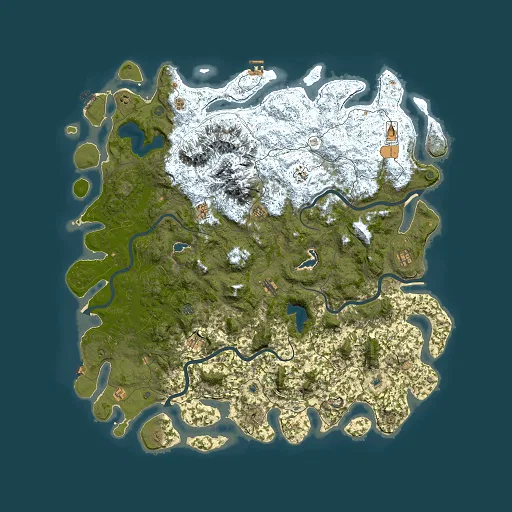 Rust map seed 859240398, 6000x6000m top-down preview