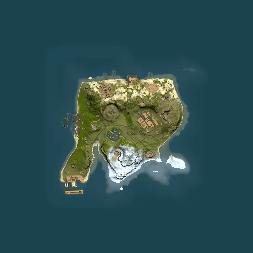 Rust map seed 1255919492, 2000x2000m top-down preview