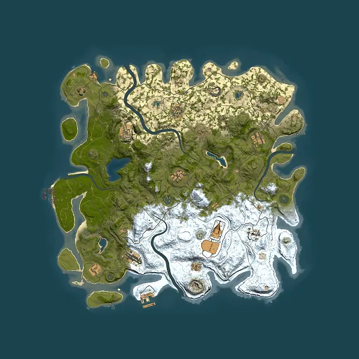Rust map seed 404729922, 4500x4500m top-down preview