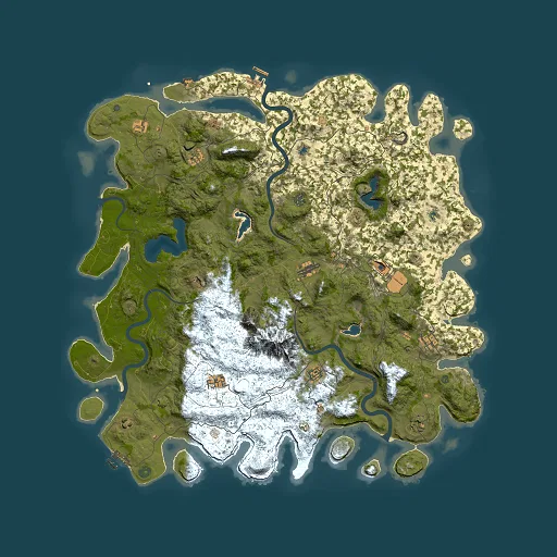 Rust map seed 6742534, 5500x5500m top-down preview