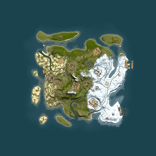 Rust map seed 2120776317, 3000x3000m top-down preview