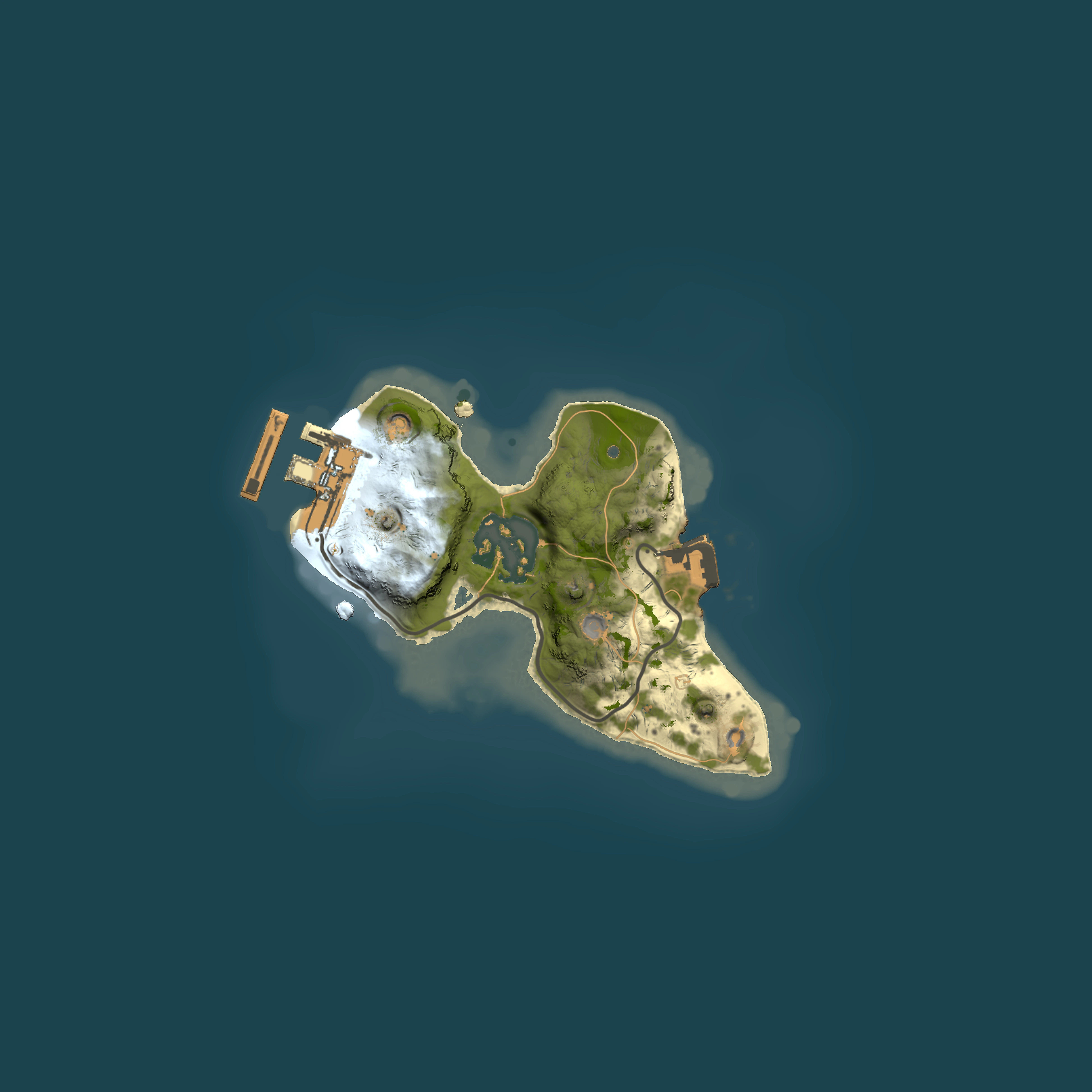 Full top-down render of Rust map seed 114948913, 1500x1500m
