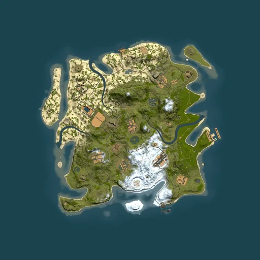 Rust map seed 1031457708, 3500x3500m top-down preview