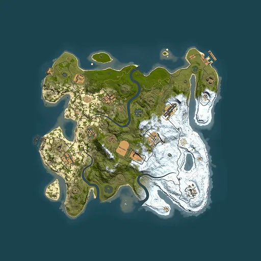 Rust map seed 41511097, 3500x3500m top-down preview