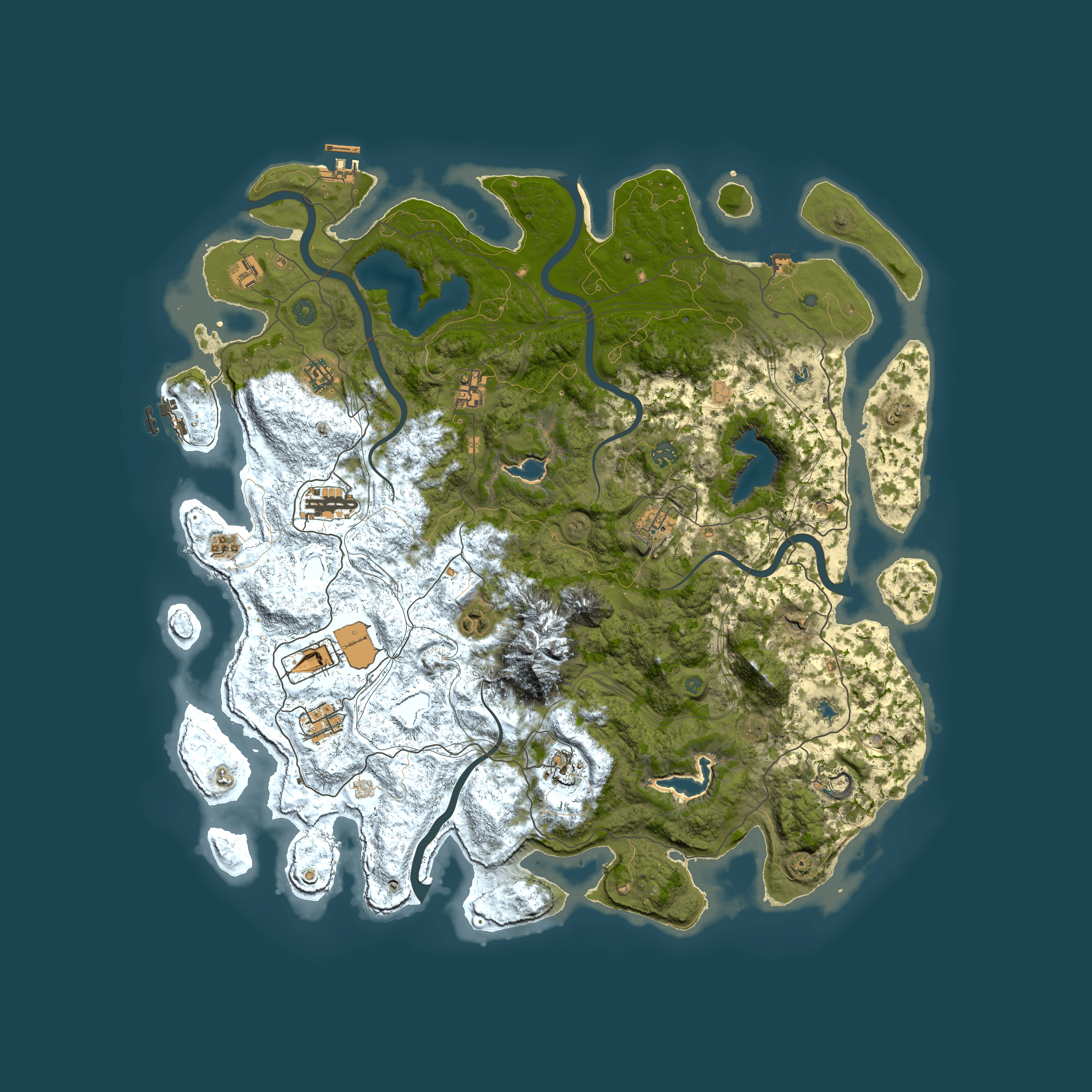 Full top-down render of Rust map seed 935835130, 5000x5000m