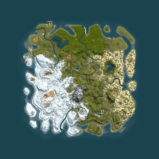 Rust map seed 935835130, 5000x5000m top-down preview