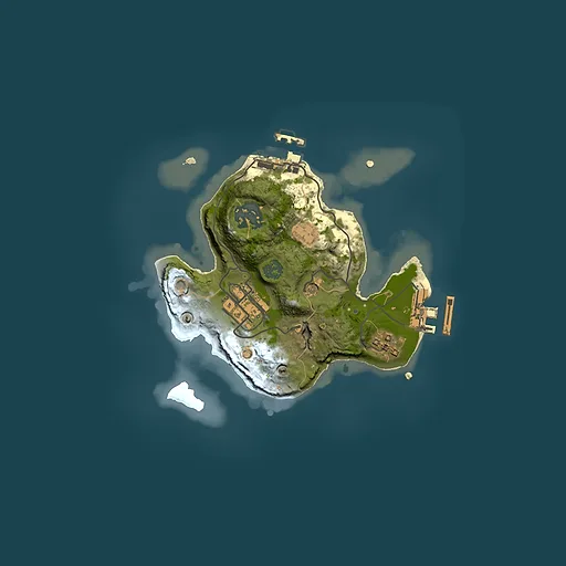 Rust map seed 1430467577, 2000x2000m top-down preview
