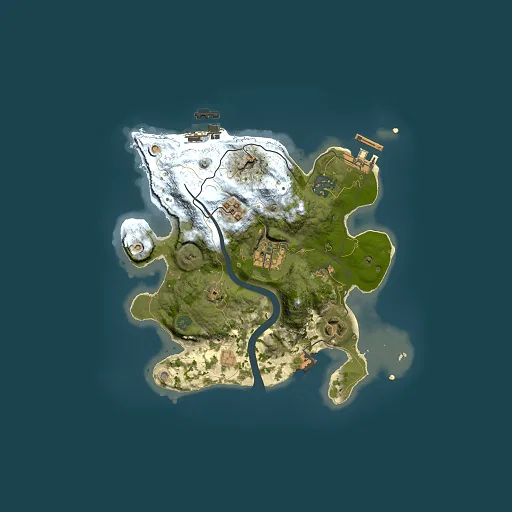 Rust map seed 341099337, 2500x2500m top-down preview