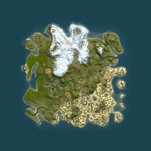 Rust map seed 84531977, 4000x4000m top-down preview
