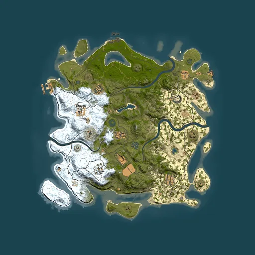 Rust map seed 946765347, 4000x4000m top-down preview