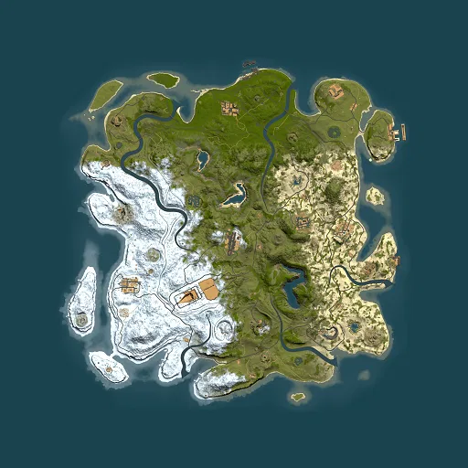 Rust map seed 1743985532, 4500x4500m top-down preview
