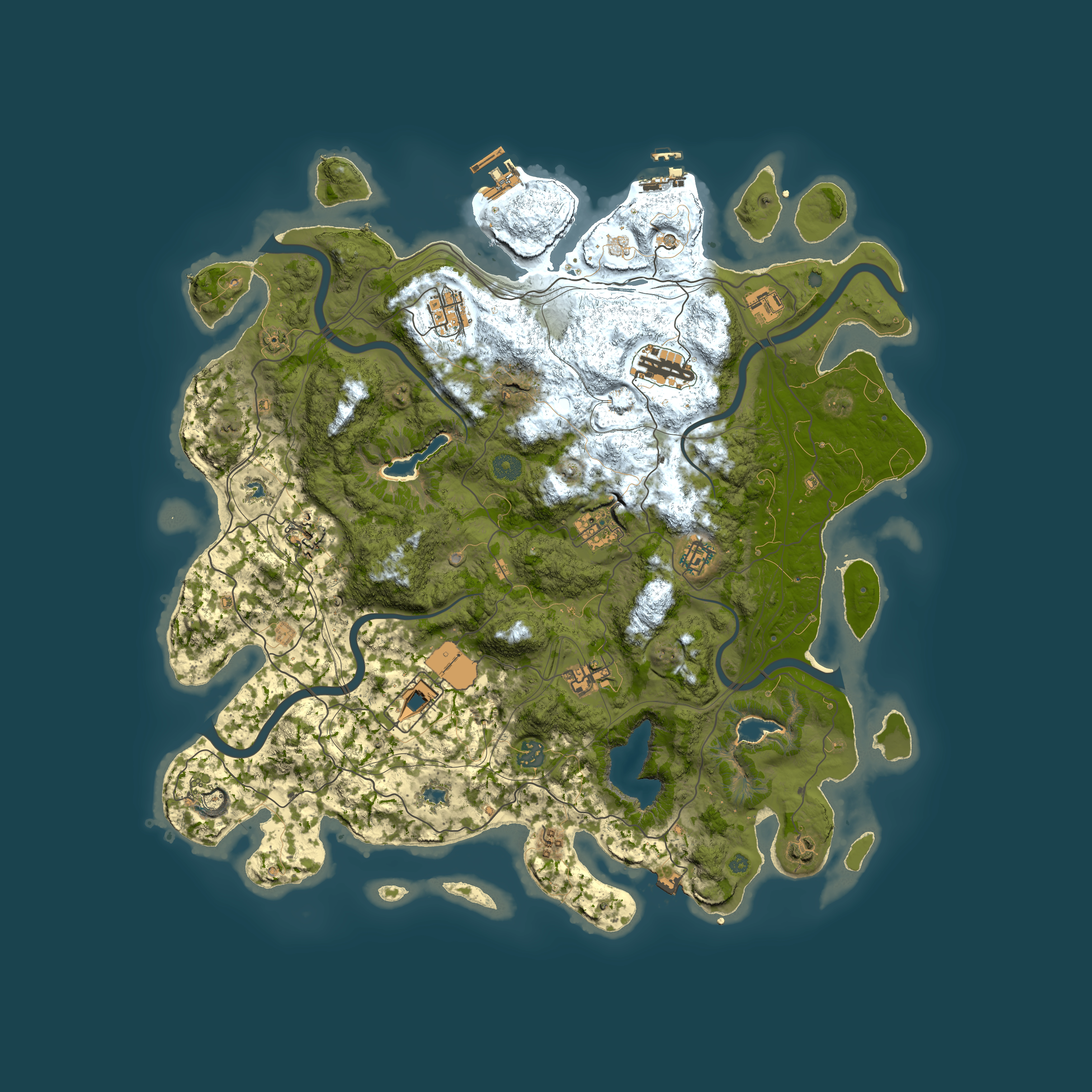 Full top-down render of Rust map seed 2125572231, 4500x4500m