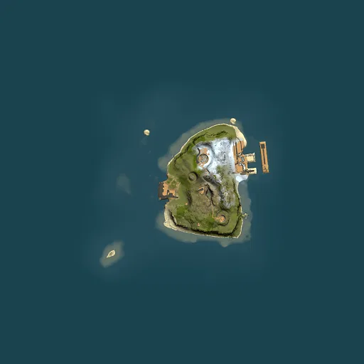 Rust map seed 664182906, 1500x1500m top-down preview