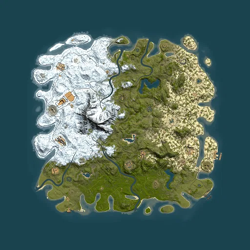 Rust map seed 1117118065, 5500x5500m top-down preview