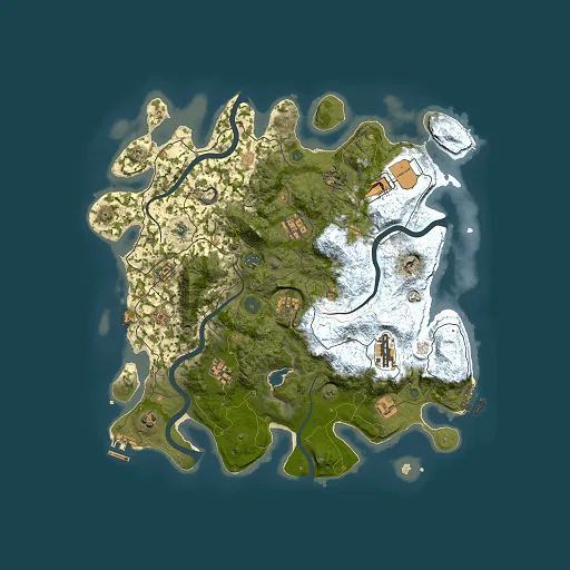 Rust map seed 283451372, 4000x4000m top-down preview