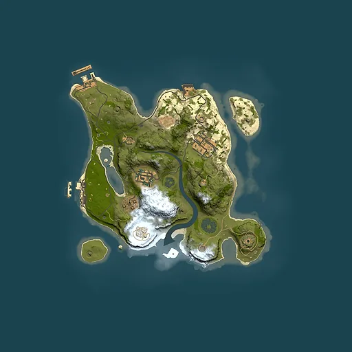 Rust map seed 149324725, 2500x2500m top-down preview