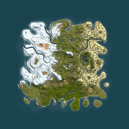 Rust map seed 836061646, 4500x4500m top-down preview