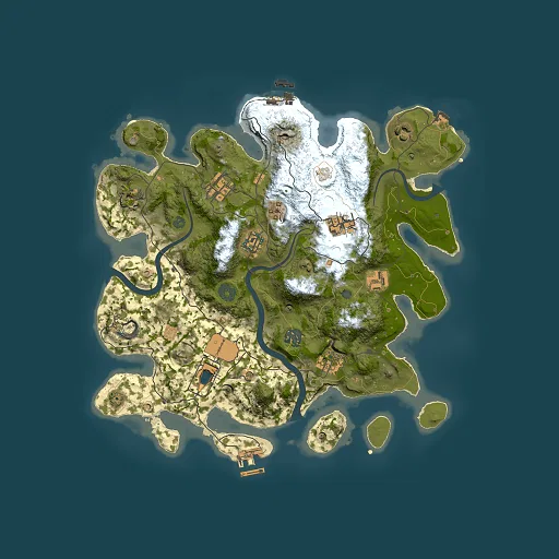 Rust map seed 2072401041, 3500x3500m top-down preview