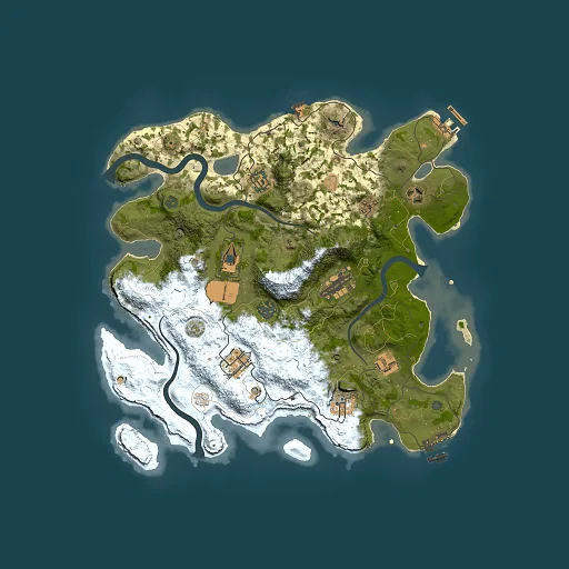 Rust map seed 544399904, 3500x3500m top-down preview