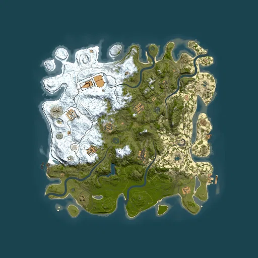 Rust map seed 979163927, 4500x4500m top-down preview