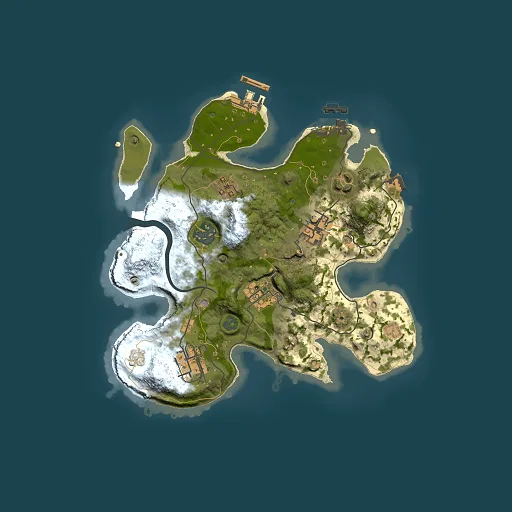 Rust map seed 1450374298, 2500x2500m top-down preview