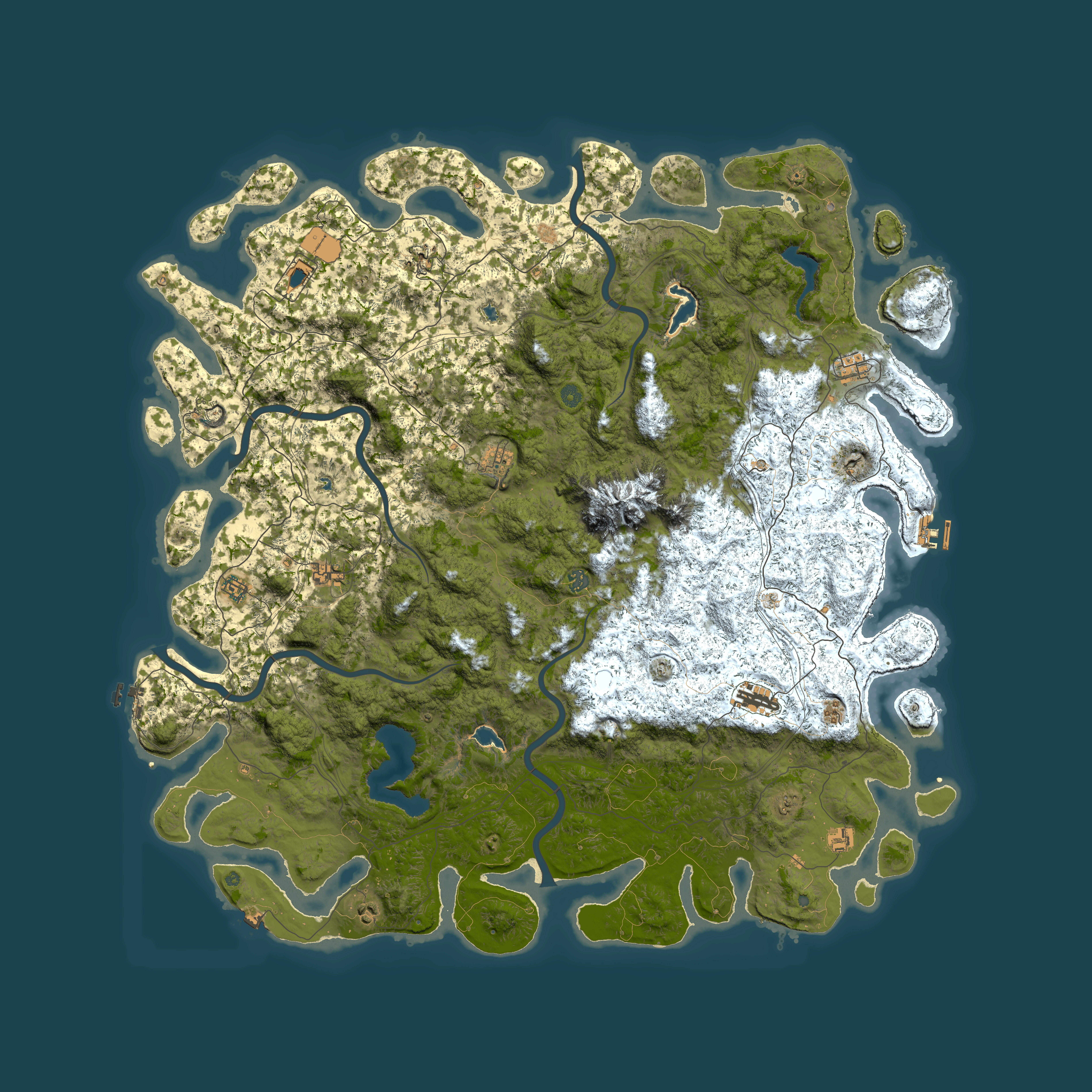 Full top-down render of Rust map seed 1848629259, 6000x6000m
