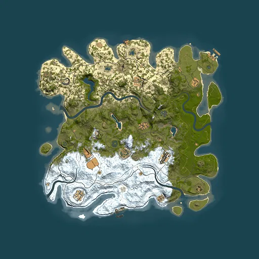 Rust map seed 382902005, 4500x4500m top-down preview