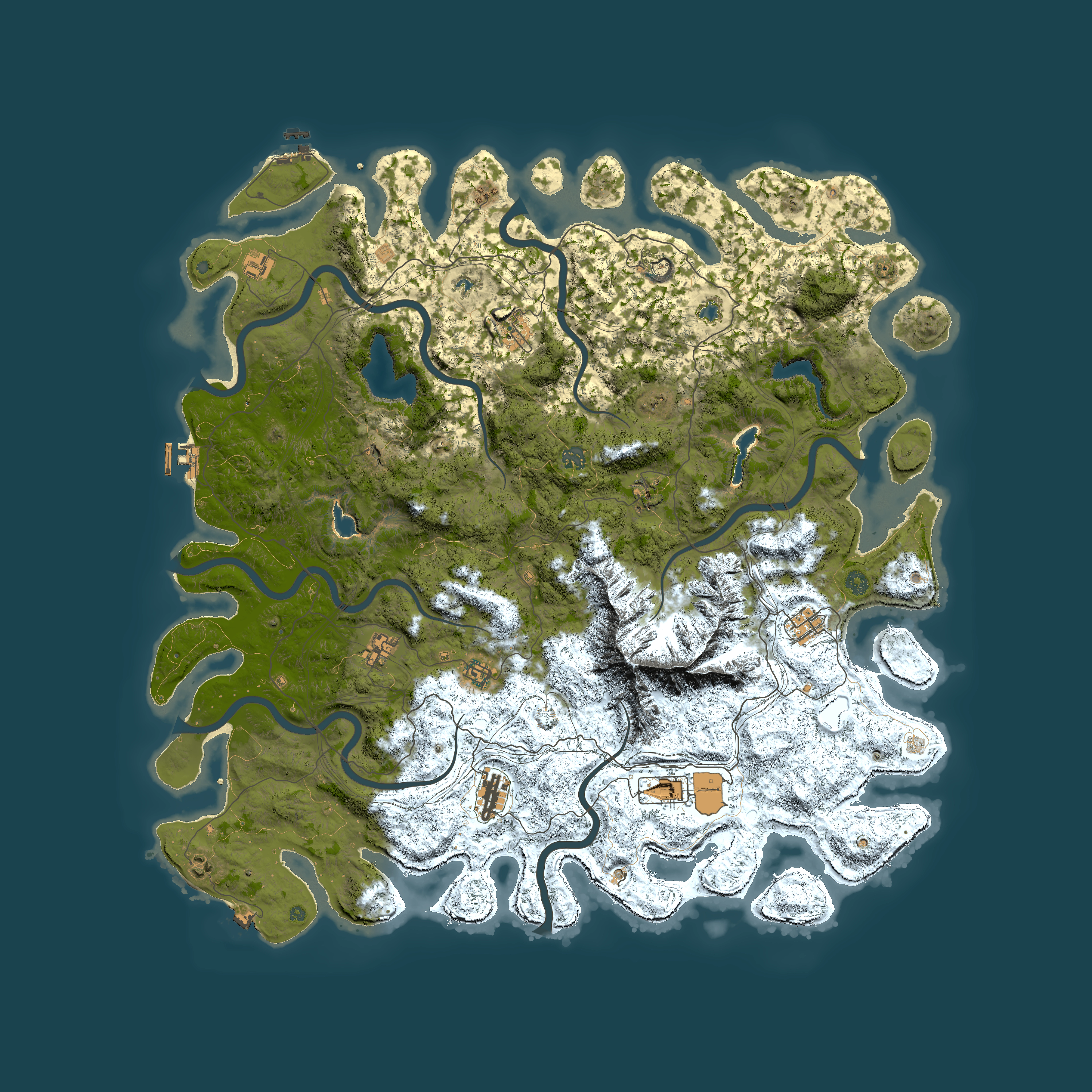 Full top-down render of Rust map seed 146116344, 5500x5500m