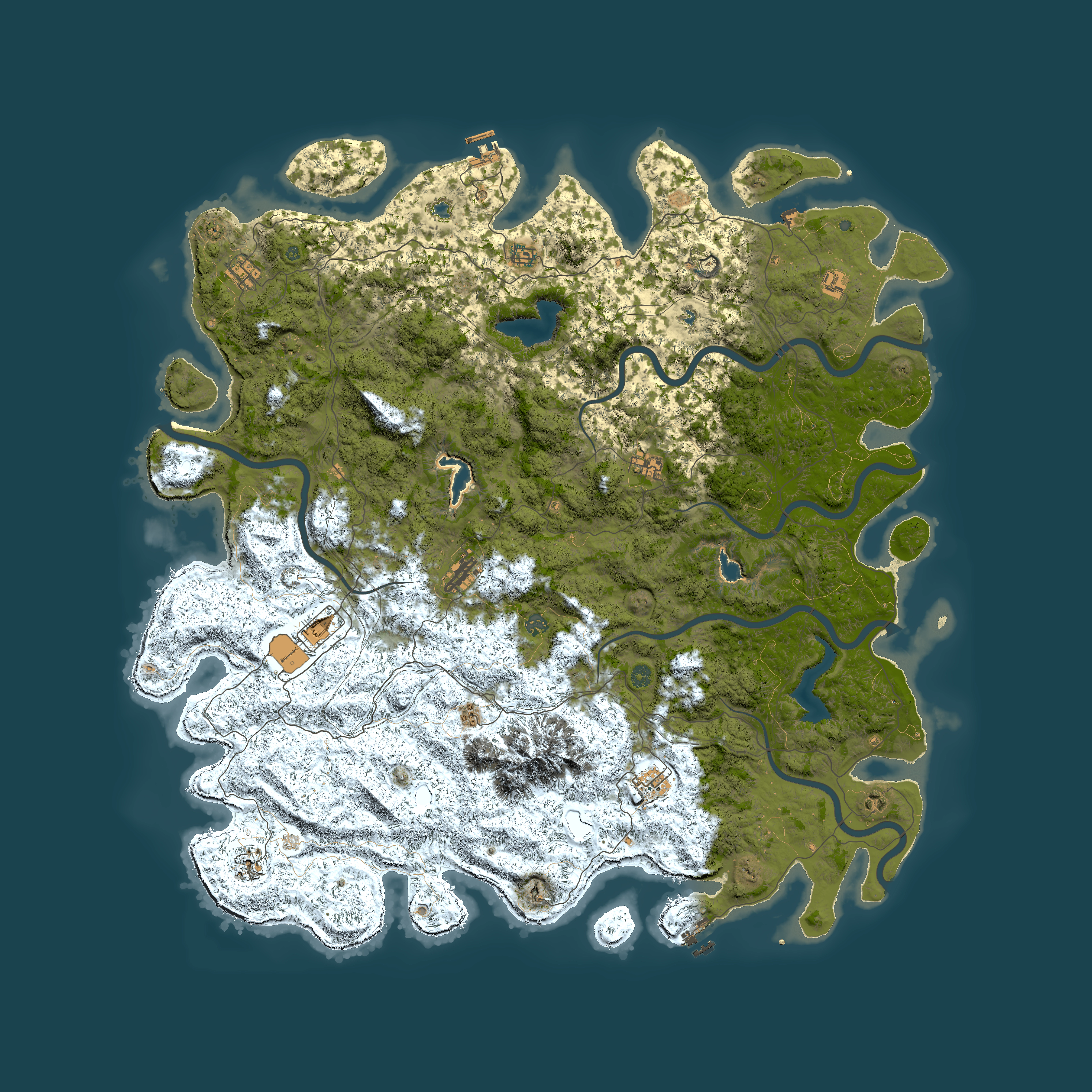 Full top-down render of Rust map seed 417992083, 6000x6000m