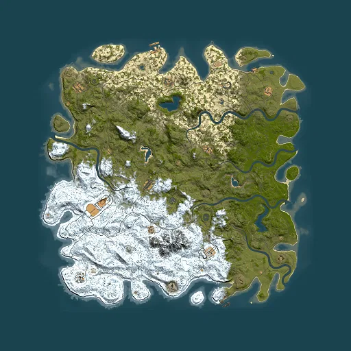 Rust map seed 417992083, 6000x6000m top-down preview