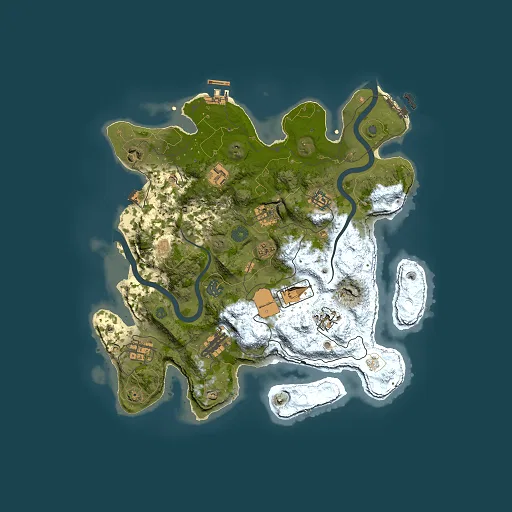 Rust map seed 1480063629, 3500x3500m top-down preview