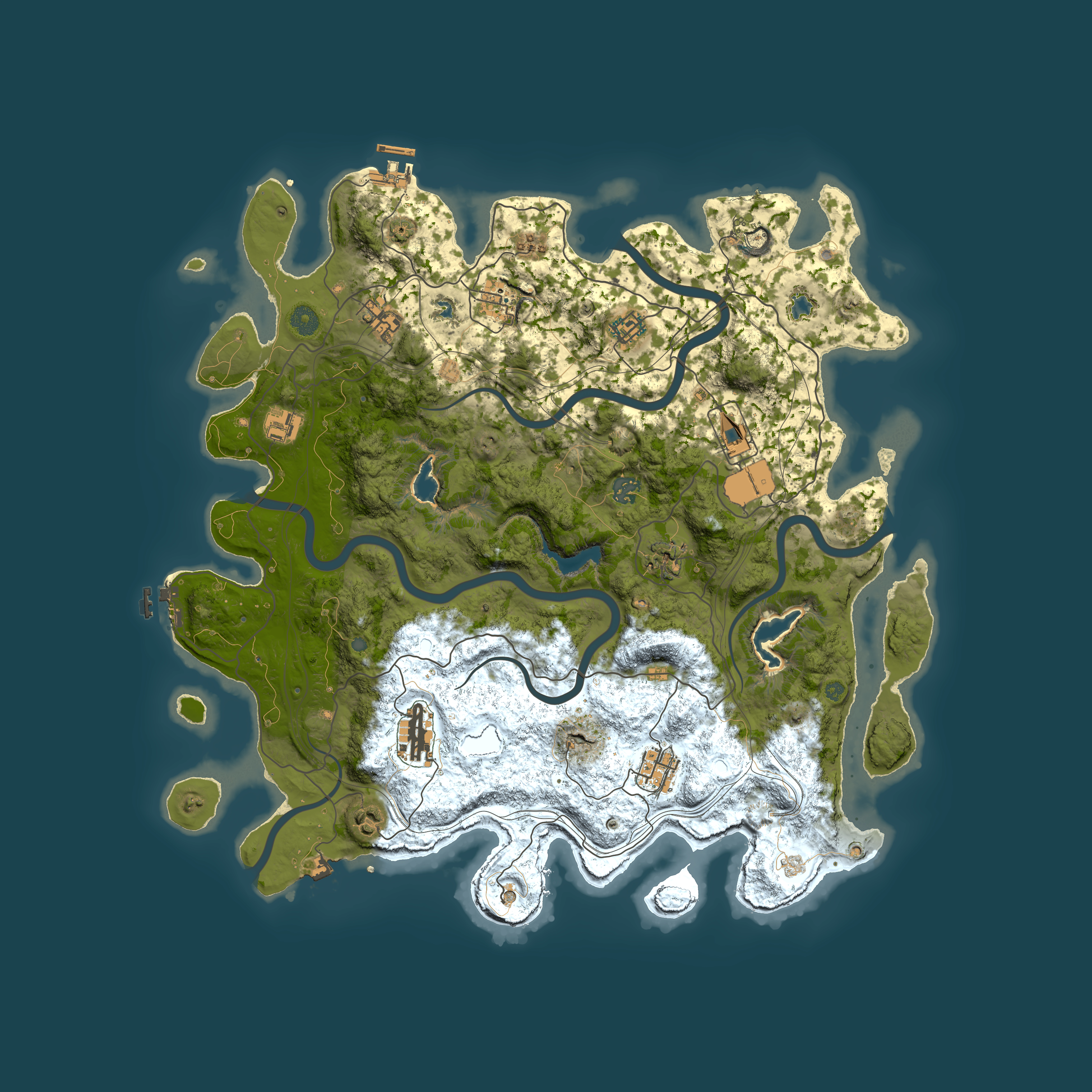 Full top-down render of Rust map seed 1577978911, 4500x4500m