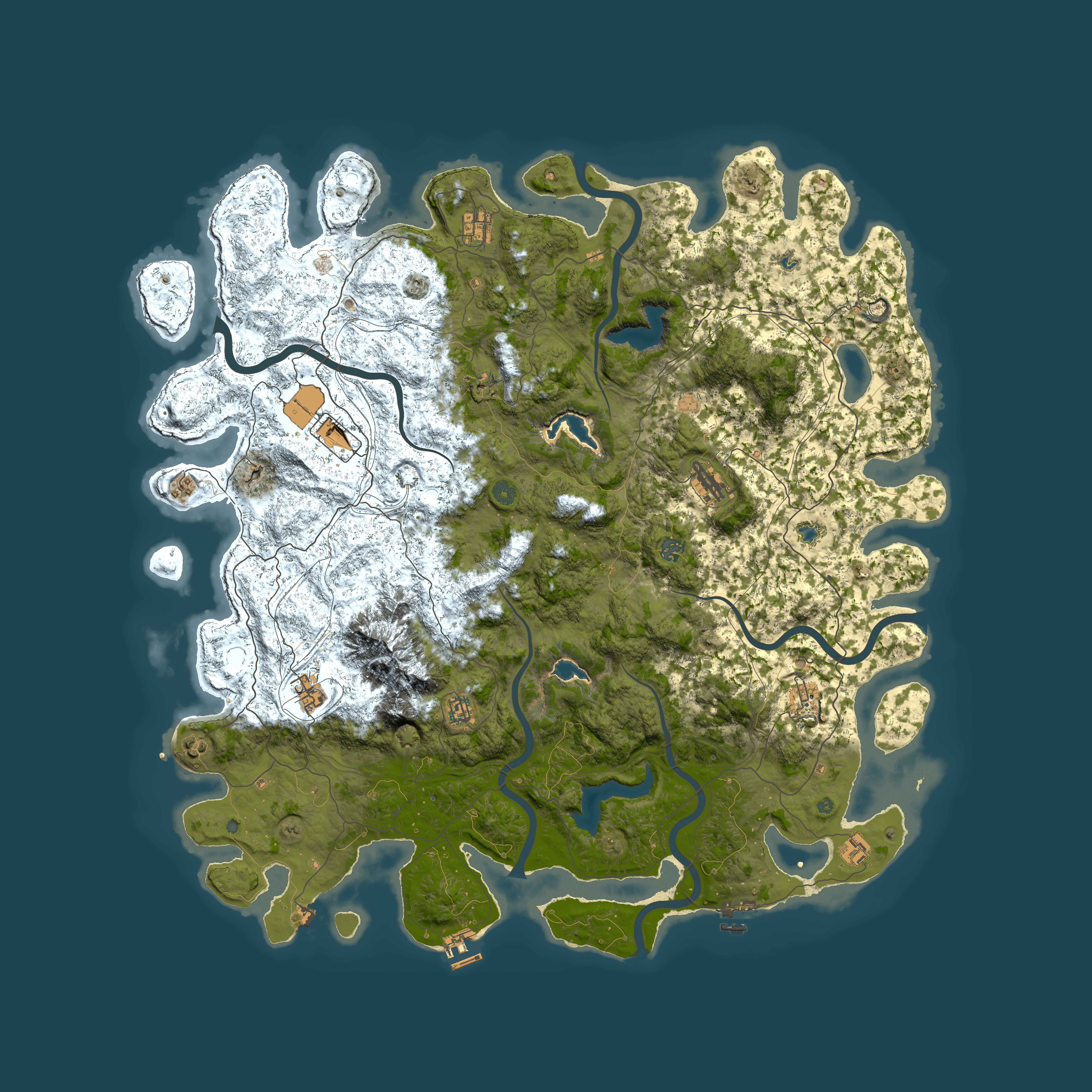 Full top-down render of Rust map seed 1278923785, 5500x5500m
