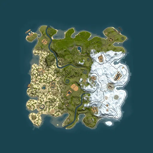Rust map seed 1844886654, 4000x4000m top-down preview