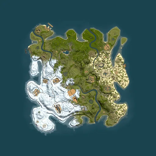 Rust map seed 410433022, 4000x4000m top-down preview