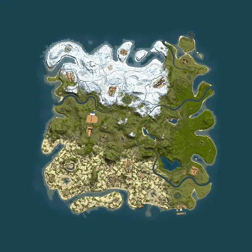 Rust map seed 47529150, 4500x4500m top-down preview