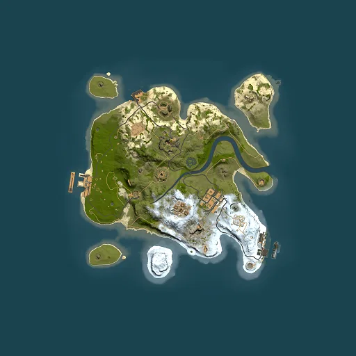 Rust map seed 524312257, 2500x2500m top-down preview