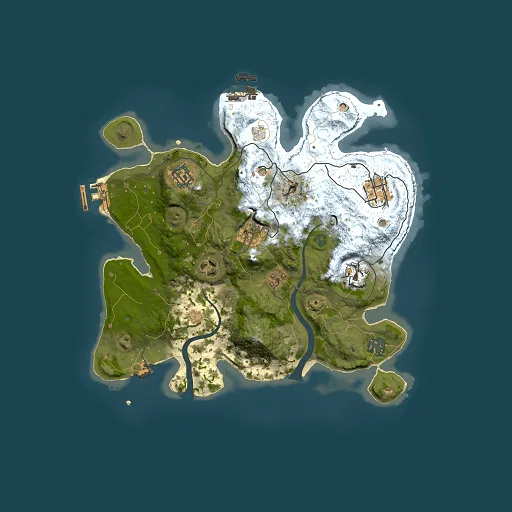 Rust map seed 87655343, 3000x3000m top-down preview