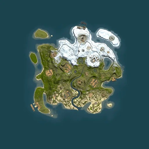 Rust map seed 2065849156, 3000x3000m top-down preview