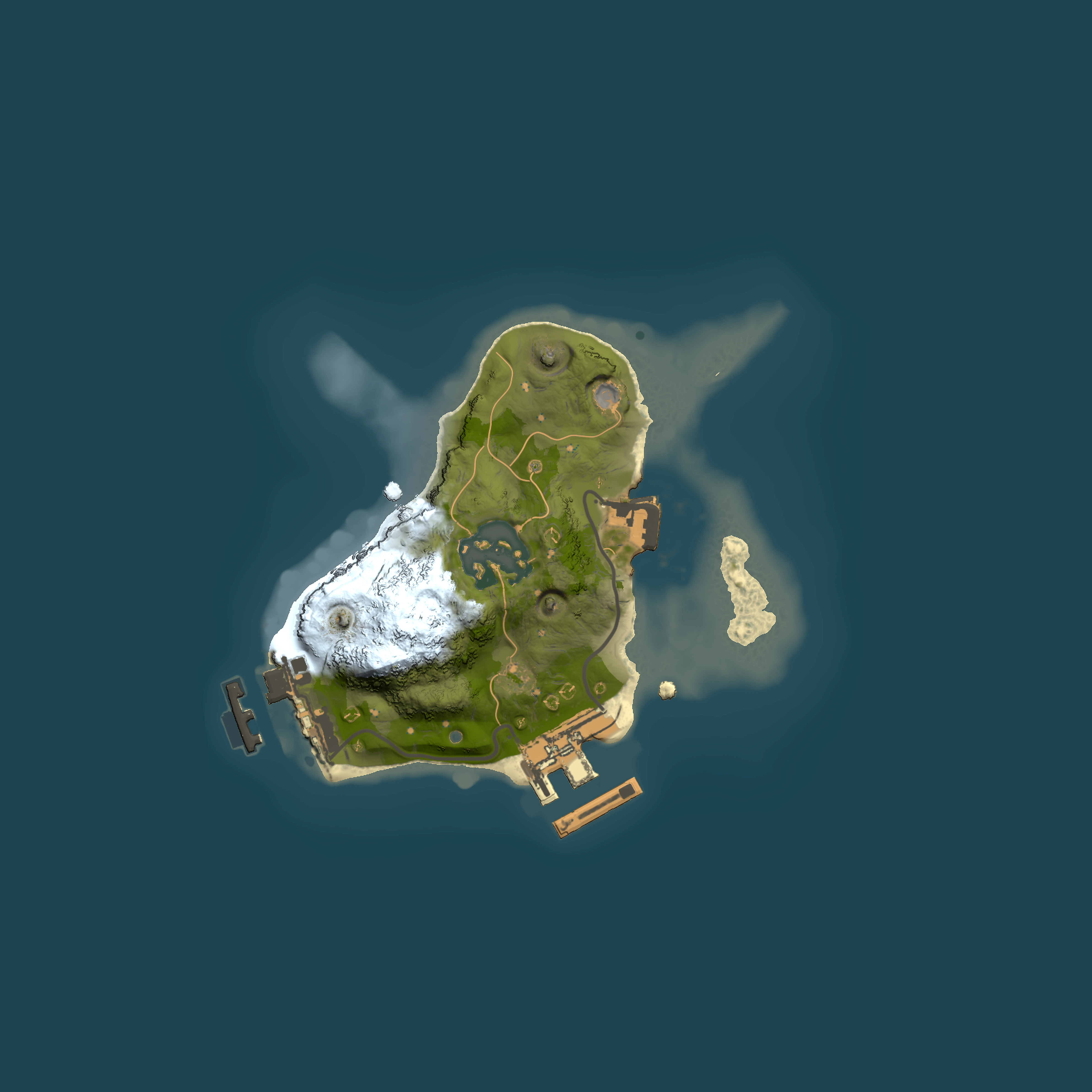 Full top-down render of Rust map seed 2083429534, 1500x1500m